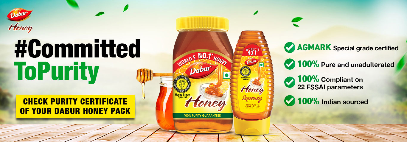 dabur honey purity certificate