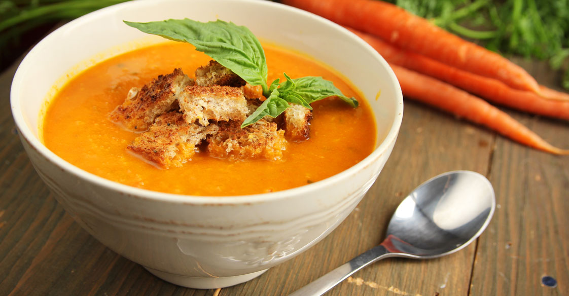 GINGER AND HONEY CARROT SOUP