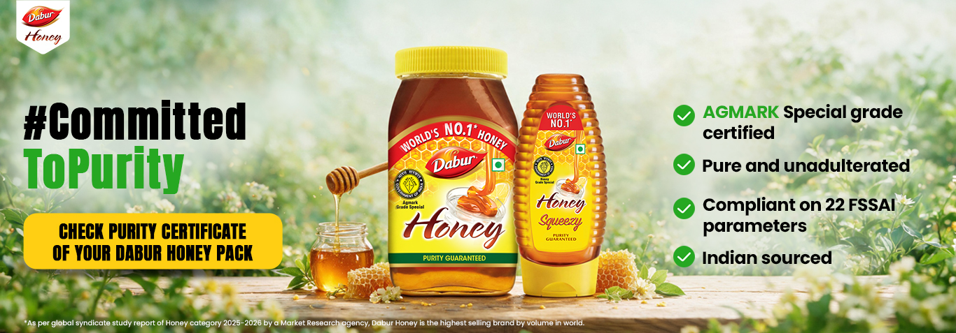 dabur honey purity certificate